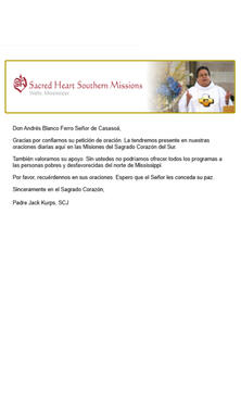 M. Sagrado Corazón